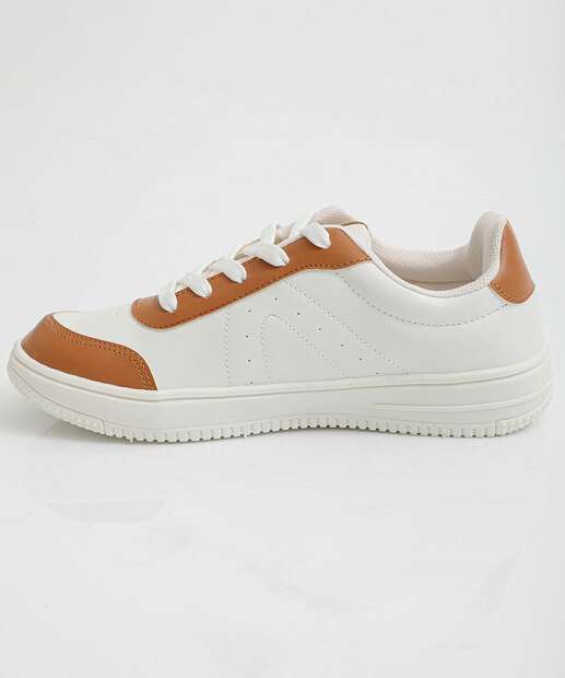 Tênis Casual Feminino Recortes
