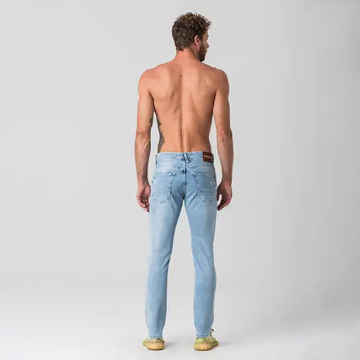 Calça Jeans Masculina Rock e Soda