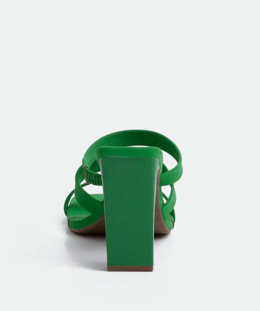 Tamanco Feminino Salto Grosso Tiras Bebecê 