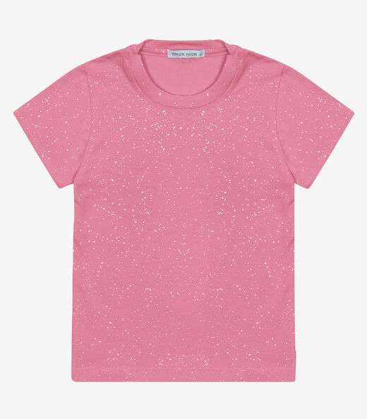 Image_Blusa Infantil Cotton Glitter Trick Nick Rosa