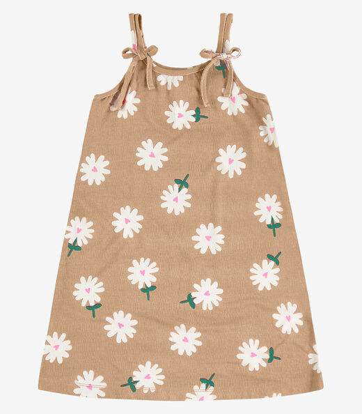 Image_Vestido Infantil Visco Maquinetada Rovi Kids Marrom