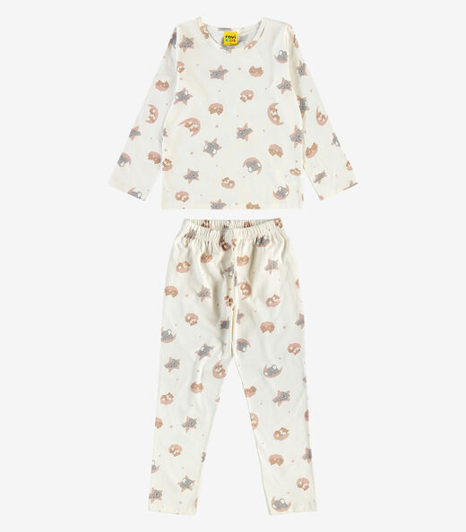 Pijama Meia Malha Rovi Kids Rosa