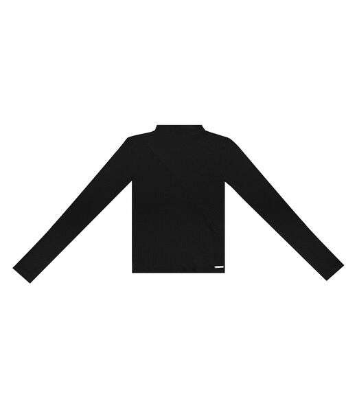 Blusa Manga Longa Feminina Rovitex Preto