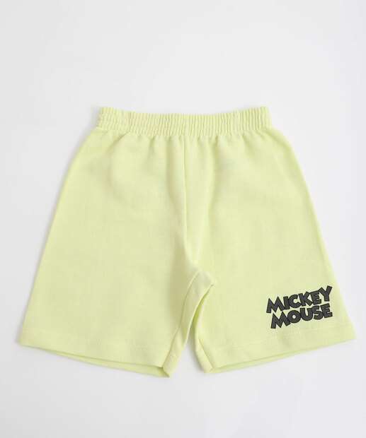 Conjunto Infantil Estampa Mickey Tam 1 a 3 Cinza