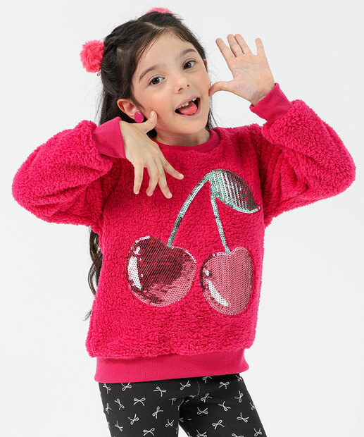 Image_Blusão infantil Sherpa Marisa Tam 04 ao 10 Rosa