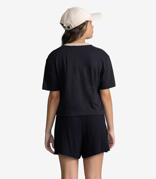 Shorts Feminino Molecotton De Viscose Minty Preto