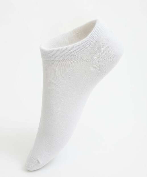 Kit 2 Pares Meias Masculina Invisíveis Marisa Branco