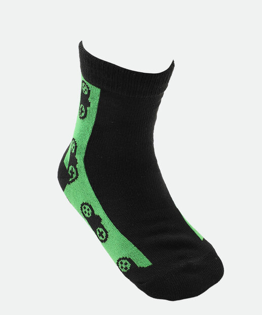 Kit 3 Meias Infantil Estampa Vídeo Game Marisa Preto