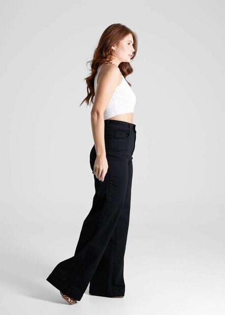 Calça Sarja Sawary Wide Leg - 280634