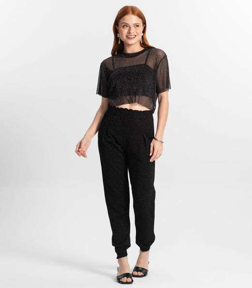 Image_Calça Jogger Juvenil Feminina Minty Preto