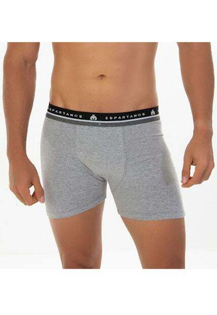 Cueca Boxer Algodão Concept Lingerie Cinza