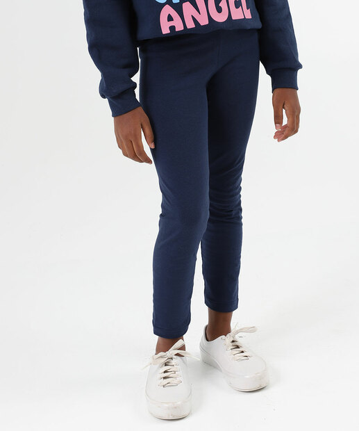 Calça Infantil Legging Básica Marisa Tam 4 a 10 Azul