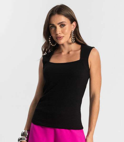 Regata Feminina Endless Preto