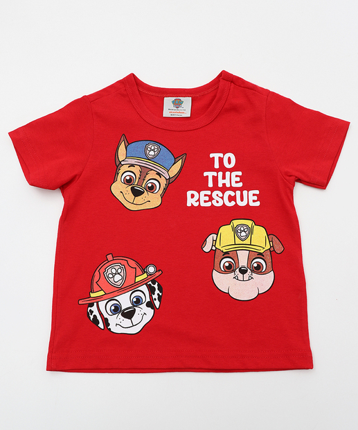 Image_Camiseta Infantil Patrulha Canina Tam 1 a 3 Vermelho