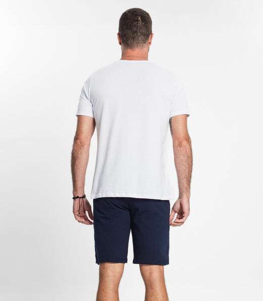 Bermuda Moletom Masculina Select Azul