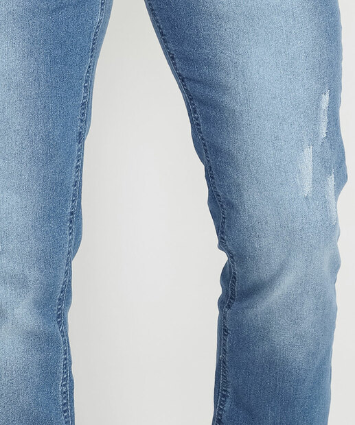 Calça Masculina Jeans Reta Puídos Biotipo