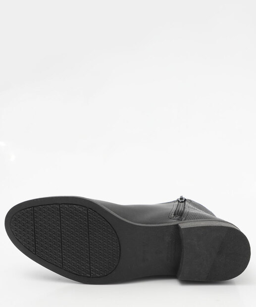Bota Feminina Cano Curto Via Uno Preto