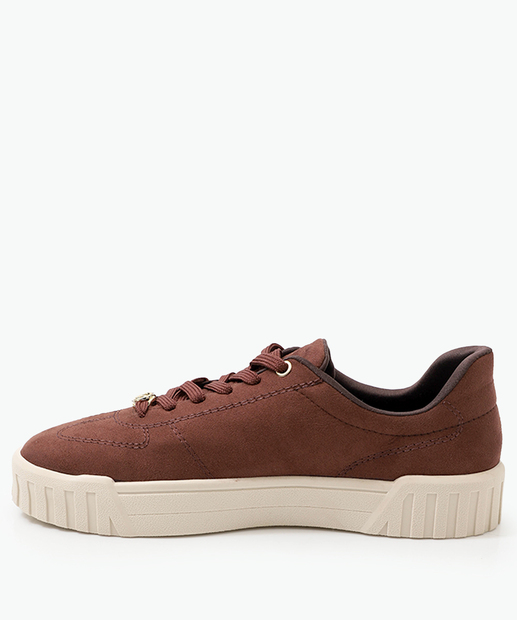 Tênis Casual Feminino Via Uno Marrom