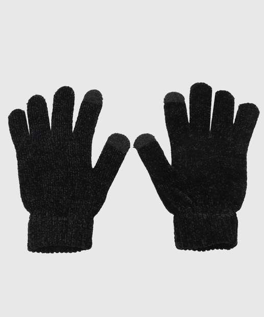 Image_Luva Feminina Chenille Marisa Preto