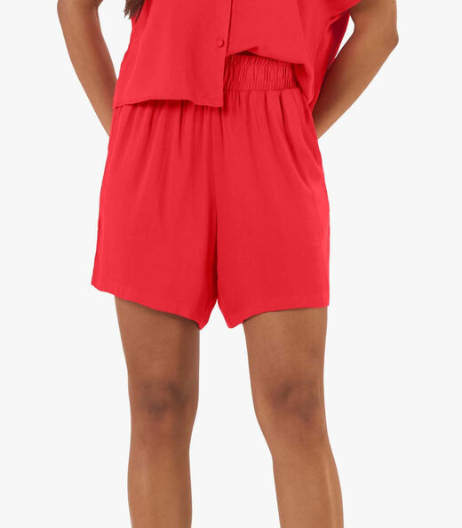 Image_Shorts Feminino Malha Viscose Pesada Rovitex Laranja