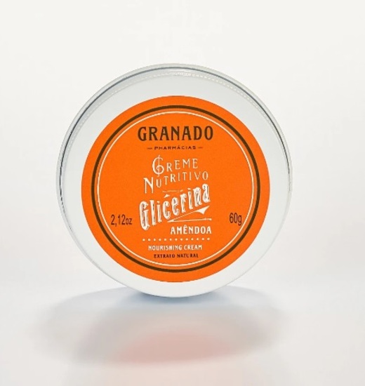 Creme Nutritivo de Glicerina Granado Amêndoa 60g