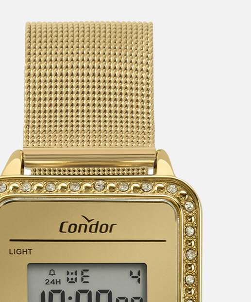 Relógio Feminino Strass Condor COJH512AM/4D