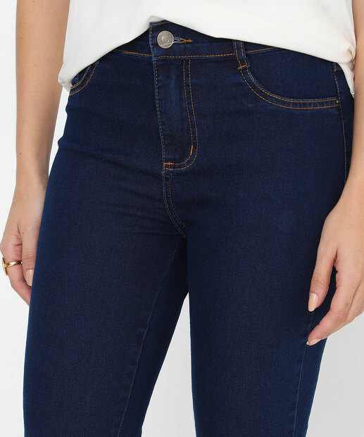 Calça Feminina Jeans Cigarrete Sawary Azul