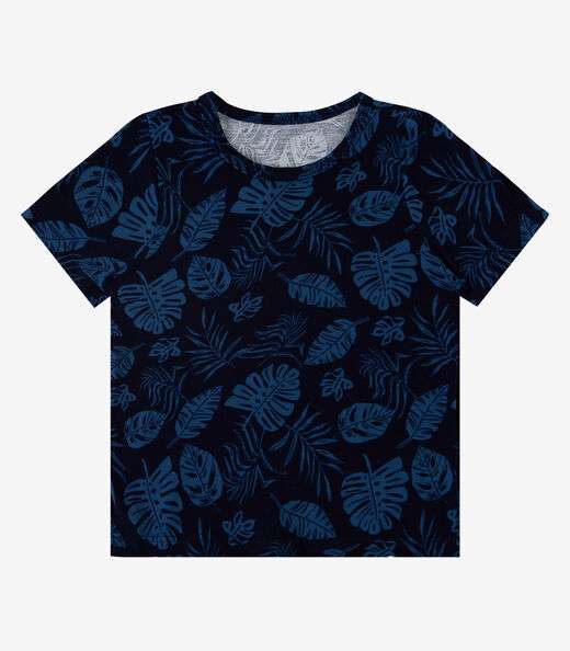 Camiseta Infantil Masculina Infinita Cor Azul