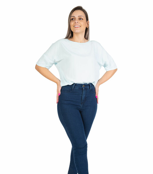 Blusa Feminina Viscose Select Azul