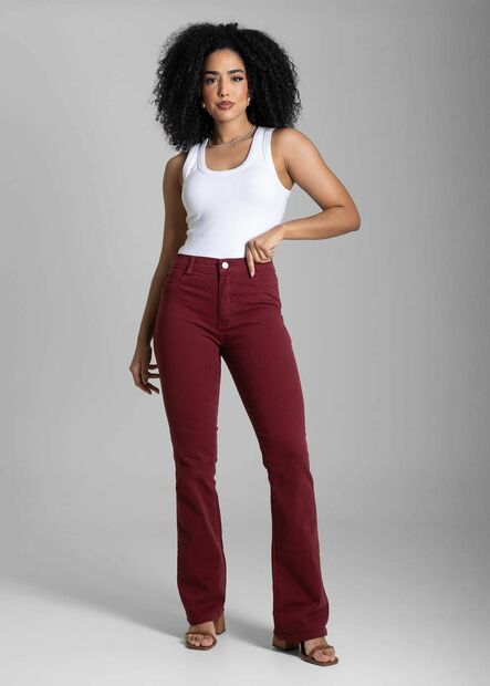 Calça Sarja Sawary Boot Cut - 283016