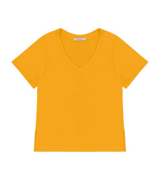 Image_Blusa Feminina Decote V Endless Amarelo