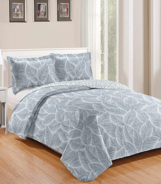 Image_Colcha Casal Bouti Patchwork Microfibra Rozac Azul