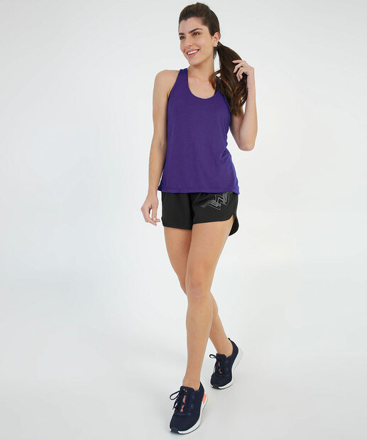 Blusa Regata Feminina Fitness Nadador Marisa