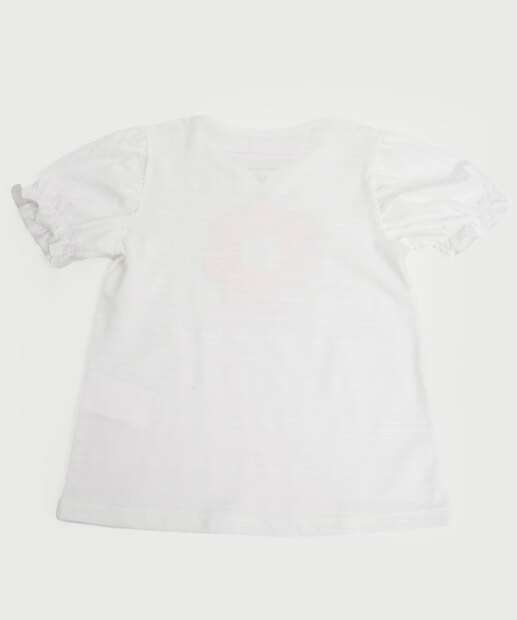 Blusa Infantil Estampa Flor Marisa Tam 4 a 10