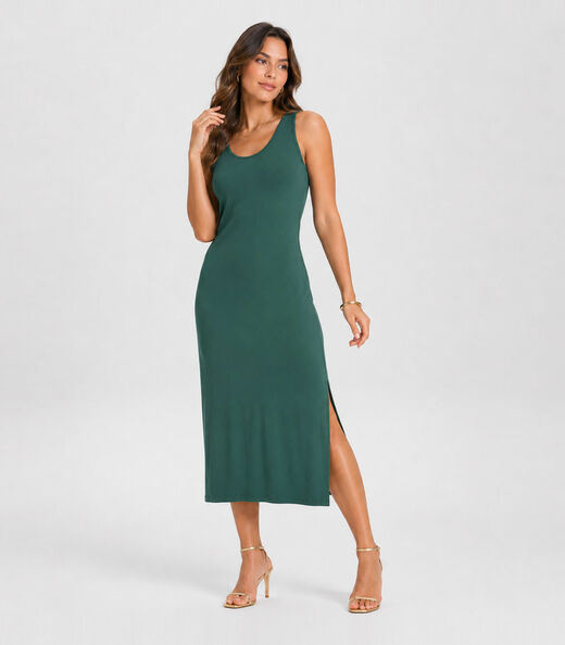 Vestido Midi Feminino Select Verde
