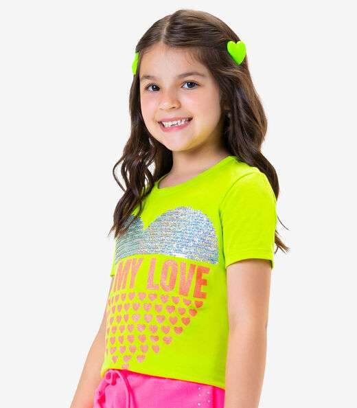 Blusa Infantil Feminina Rovi kids Verde
