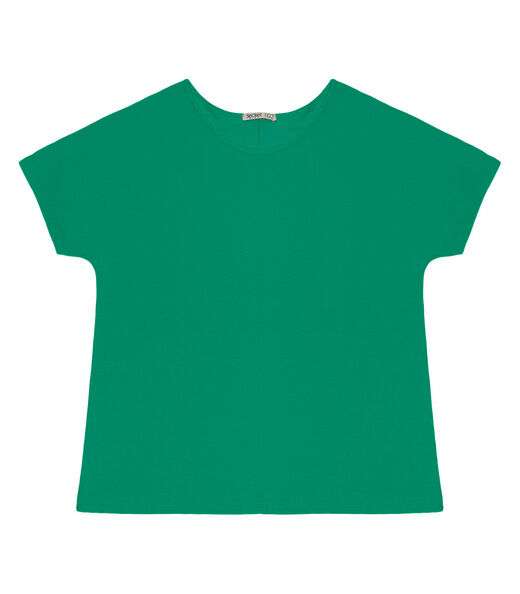 Blusa Manga Curta Feminina Plus Size Secret Glam Verde