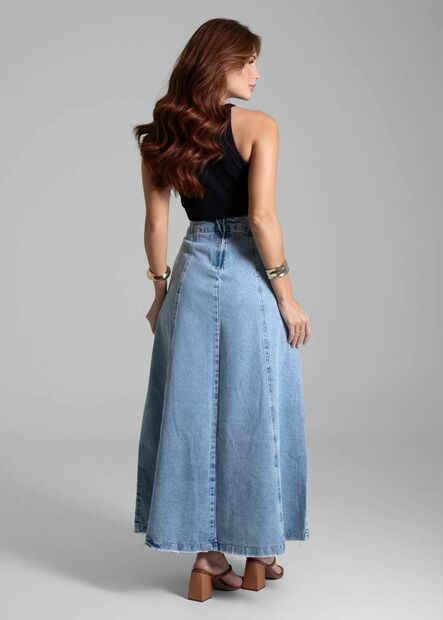 Saia Jeans Sawary Midi - 281999