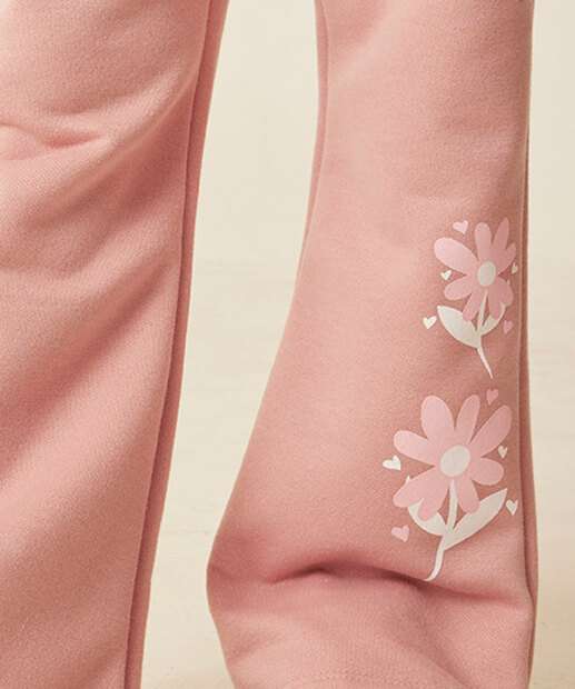 Calça Infantil Moletom Flare Marisa Tam 4 a 10