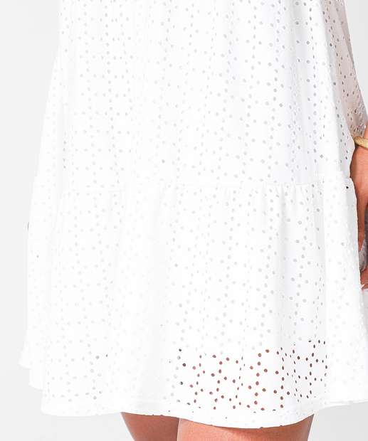 Vestido Feminino Laise Alças Finas Marisa Branco