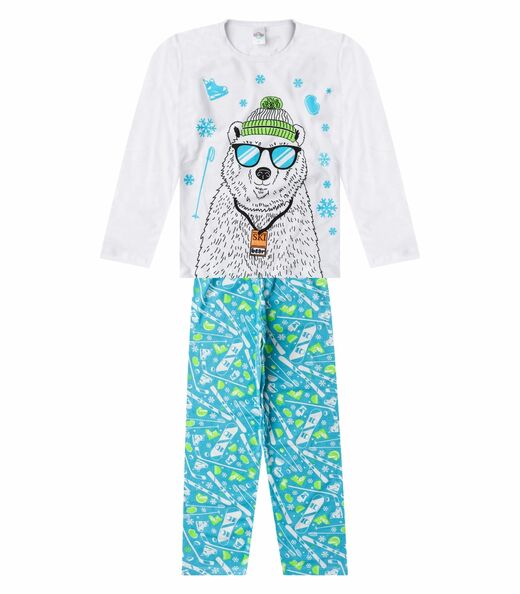 Image_Pijama Menino Manga Longa Meia Malha Select Branco