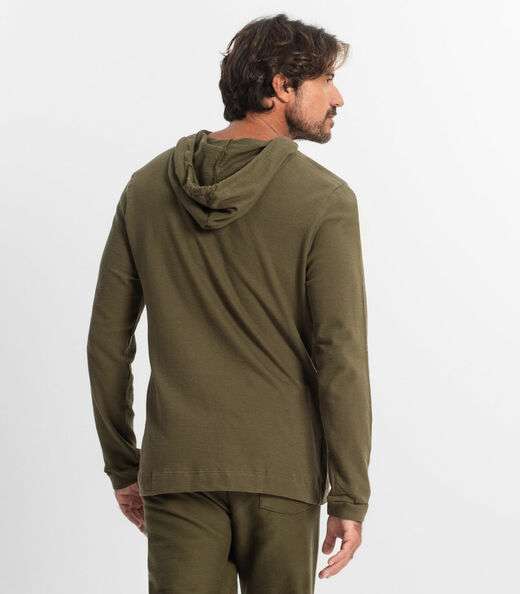 Blusão Masculino Com Capuz Diametro Verde