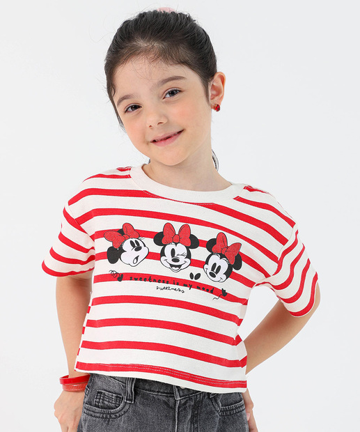 Image_Blusa Infantil Moletinho Minnie Tam 4 a 10 Off White