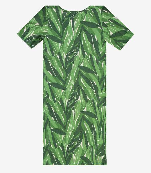 Vestido Curto Estampado Rovitex Verde