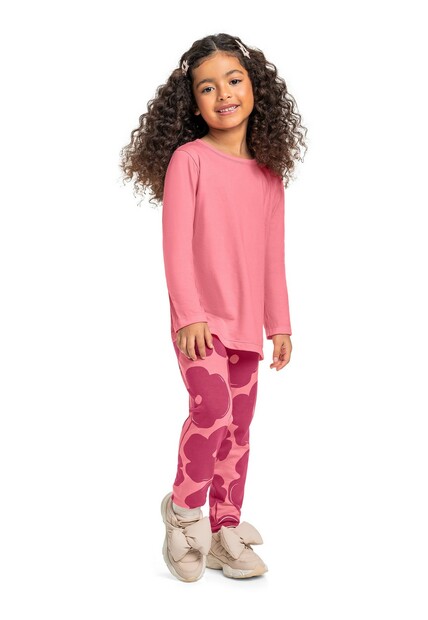 Blusa Infantil Básica em Meia Malha Bee Loop