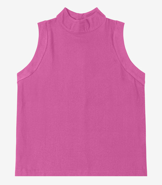 Regata Feminina Gola Alta Endless Rosa