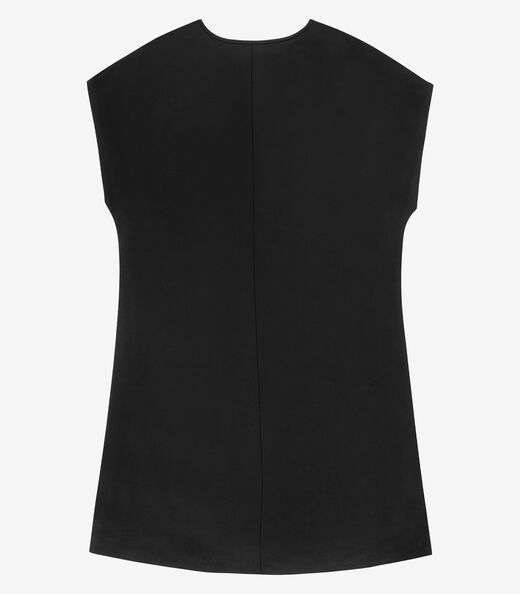 Vestido Curto Feminino Poly Flex Rovitex Preto