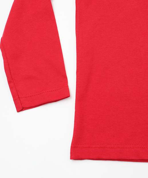 Camiseta Infantil Homem Aranha Marvel Tam 4 a 10 Vermelho