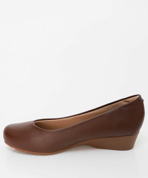 Scarpin Feminino Salto Anabela Modare Marrom