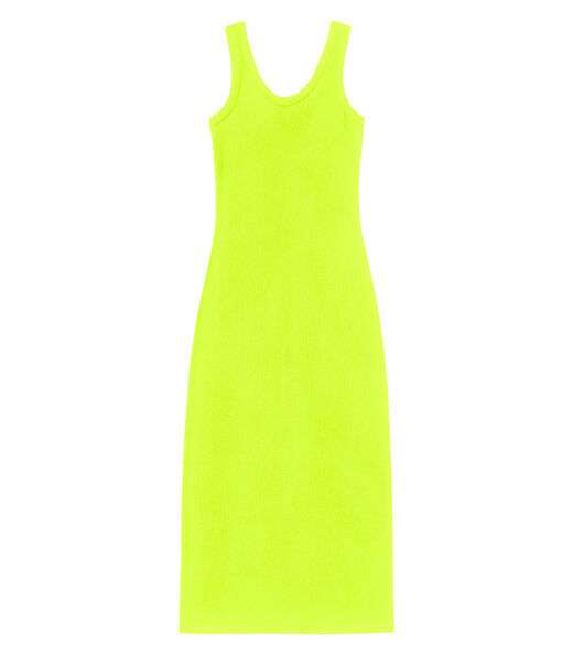 Vestido Midi De Ribana Feminino Endless Verde